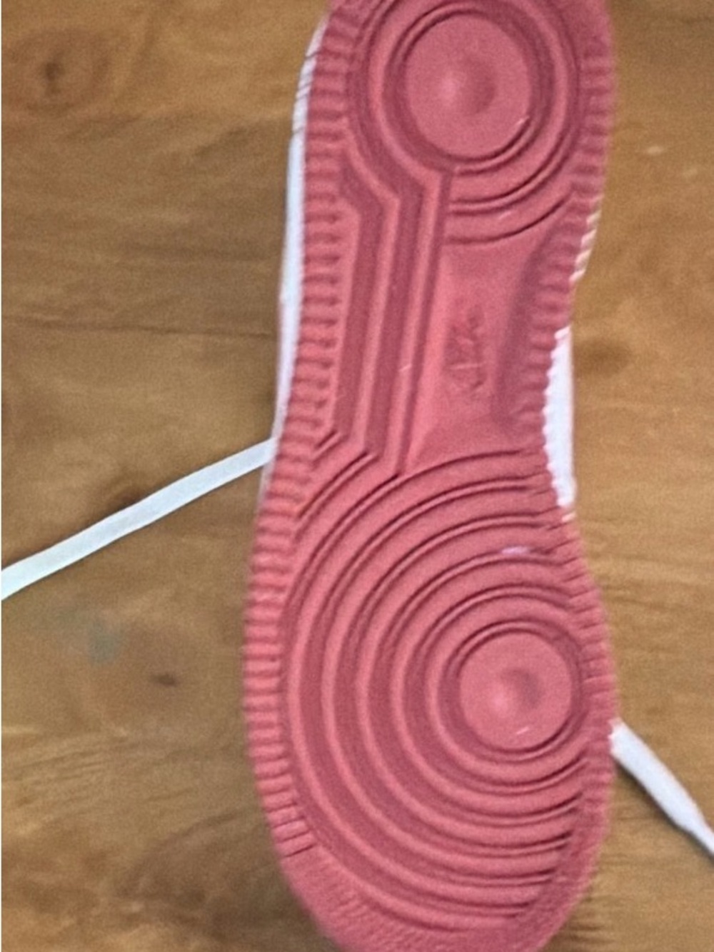 Nike Women's Athletic Shoes White with Red Accents - Picture 6 of 9